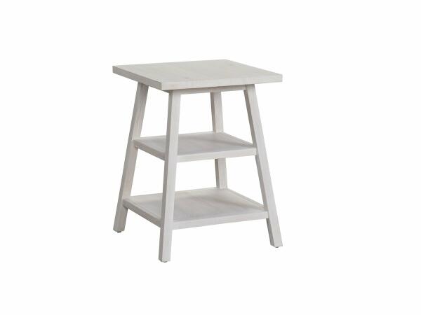 Modern Farmhouse Square End Table Buttermilk - Image 3