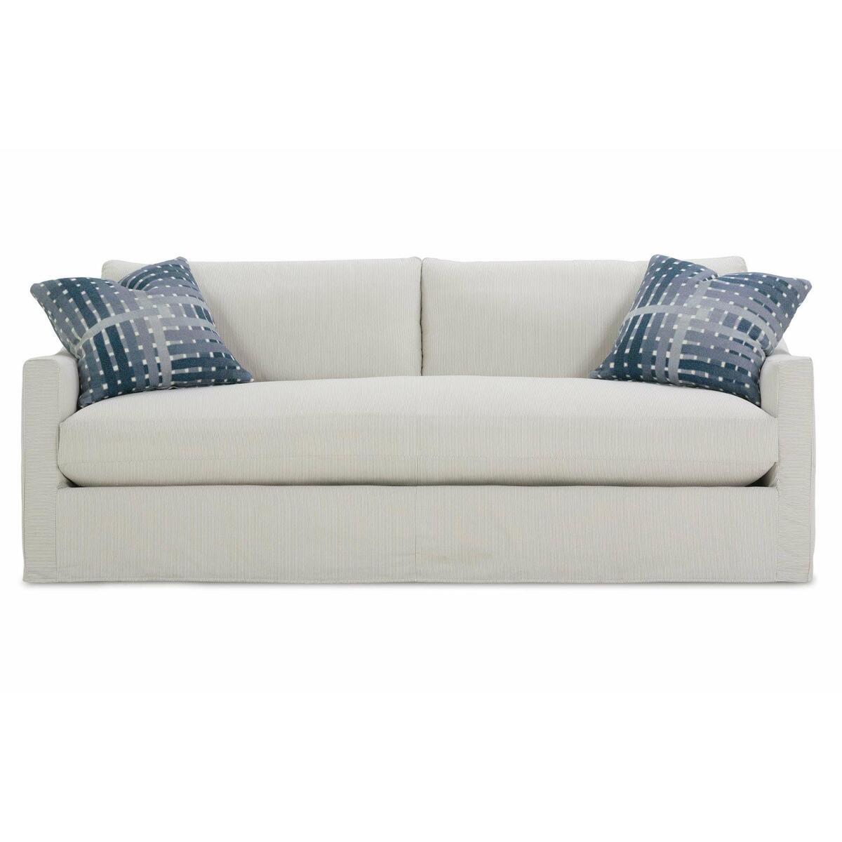 Bradford Slipcover Bench Cushion Sofa Sofas Customizable
