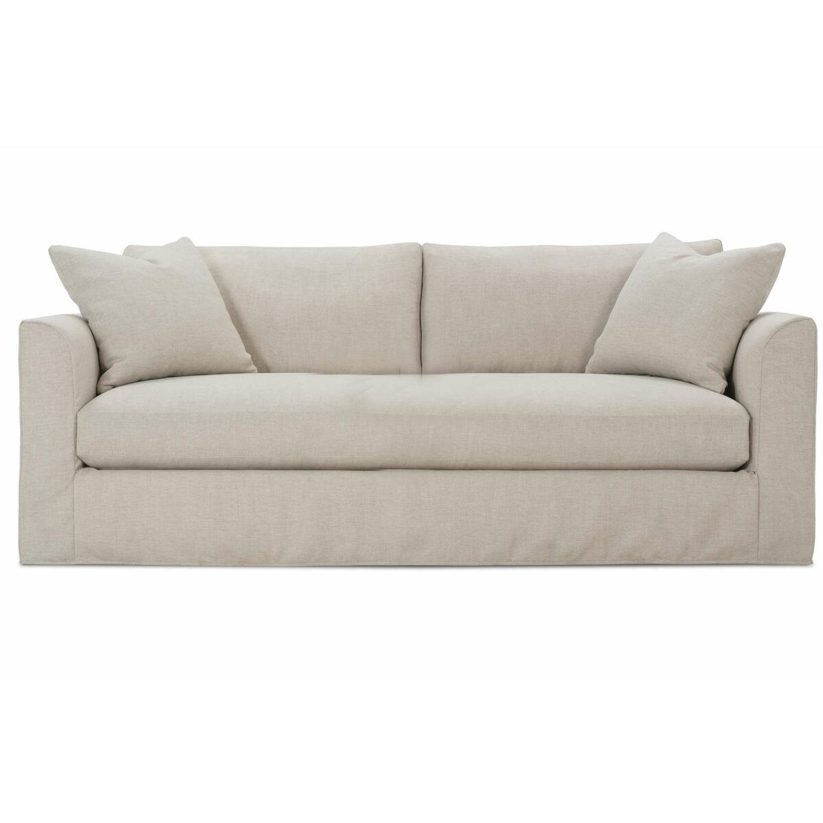 Derby Bench Cushion Slipcover Sofa Sofas Customizable