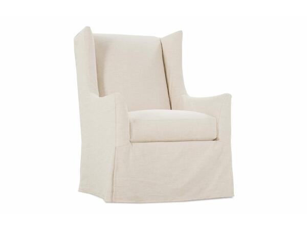 Ellory Slipcover Swivel Chair Chairs Customizable