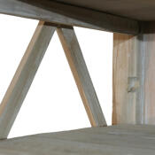 Weathered Open Bookcase 20-024 - Image 2