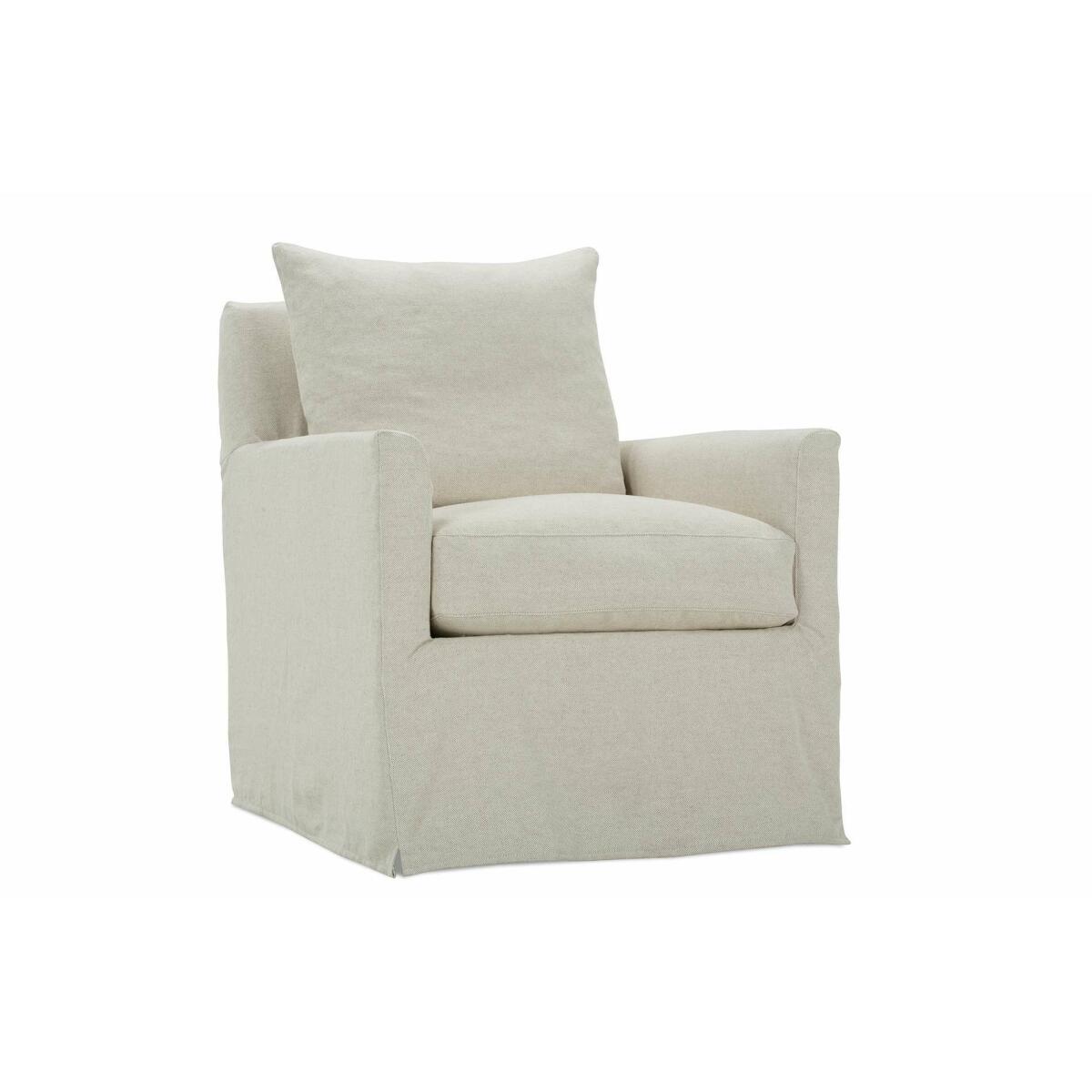 Lilah Slipcover Swivel Chairs Customizable