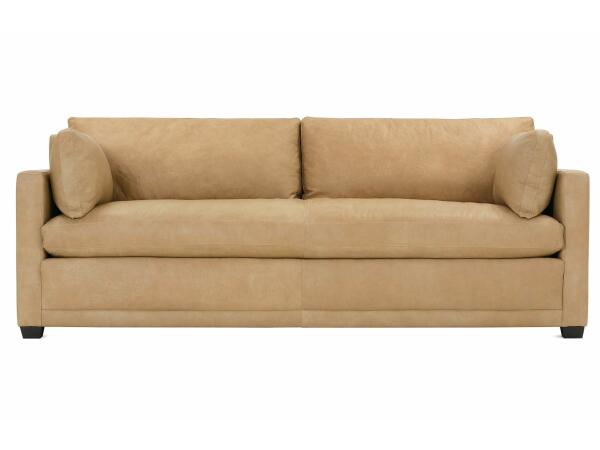 Sylvie 88″ Express Cocoa Leather Sofa Sofas Robin Bruce