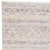 Raised Ikat Dove Rug - Image 2