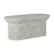 Brant Oval Coffee Table Natural Stone