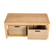 Chesapeake Storage Coffee Table Natural Teak - Image 4