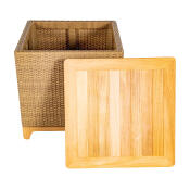 Chesapeake Storage End Table Natural Teak - Image 5