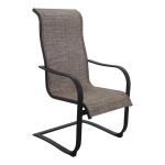 Portside Aluminum Spring Chair Wicker Seat