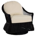 Soho Woven Swivel Glider Raffia
