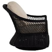 Soho Woven Swivel Glider Raffia - Image 3