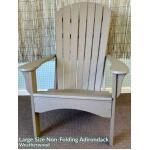 Large Size Non-Folding Adirondack Chair