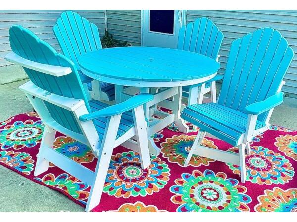 36″ x 60″ Table Dining Height Outdoor Tables Customizable