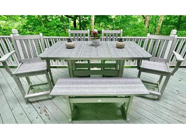 36″ x 72″ Table Dining Height Outdoor Tables Customizable