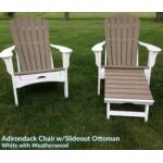 Adirondack Chair With Slide-Out Ottoman
