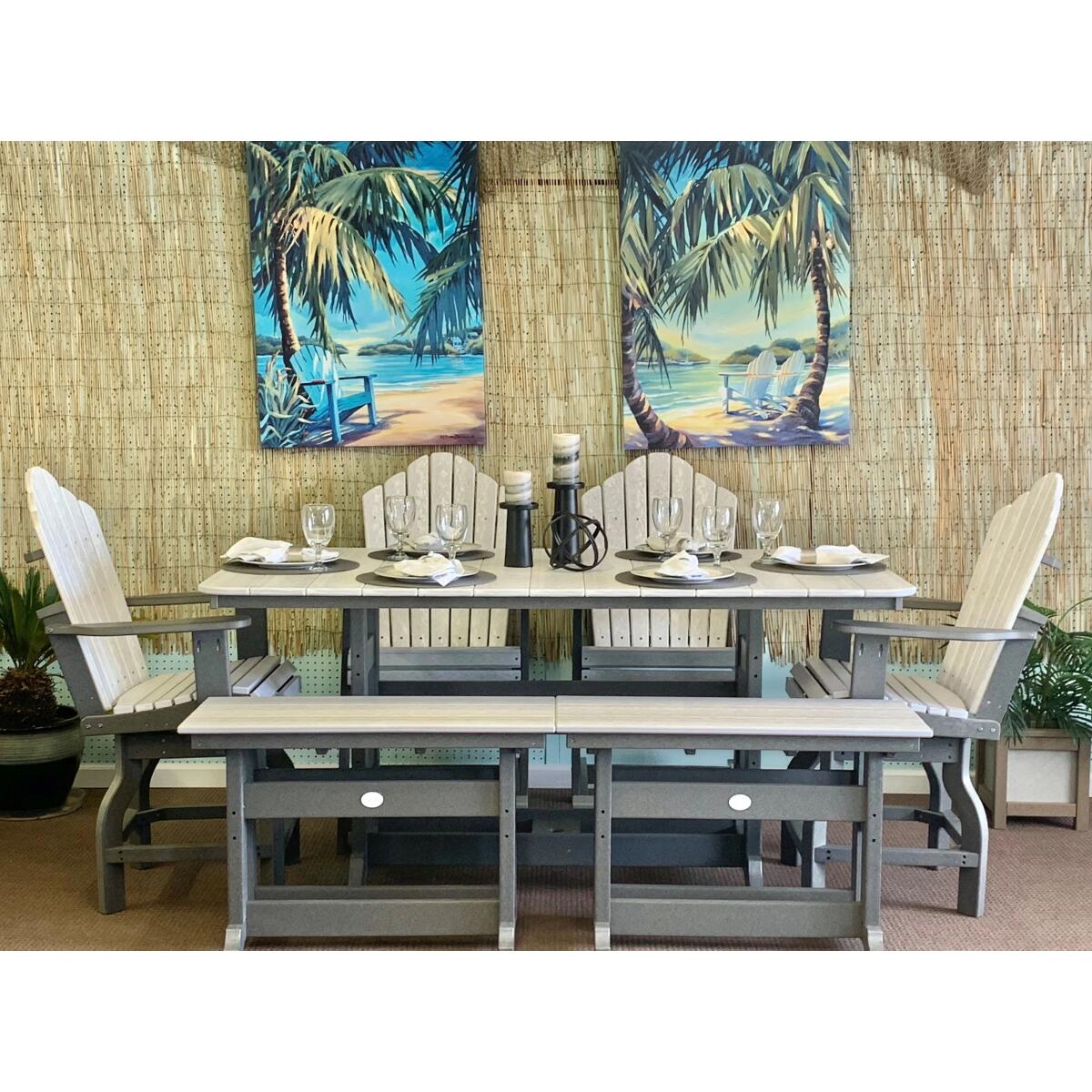 36″ x 72″ Table Bar Height Outdoor Tables Customizable