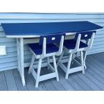 21"D x 60"W Bar Bar Height