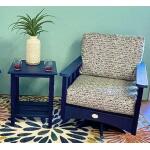 Deep Seat Swivel Arm Chair