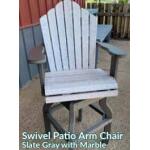 Swivel Patio Arm Chair Dining Height