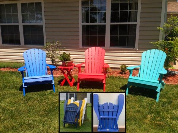 Folding Adirondack Chair Outdoor Chairs Customizable