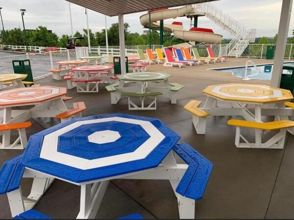 Octagon Picnic Table - Image 3