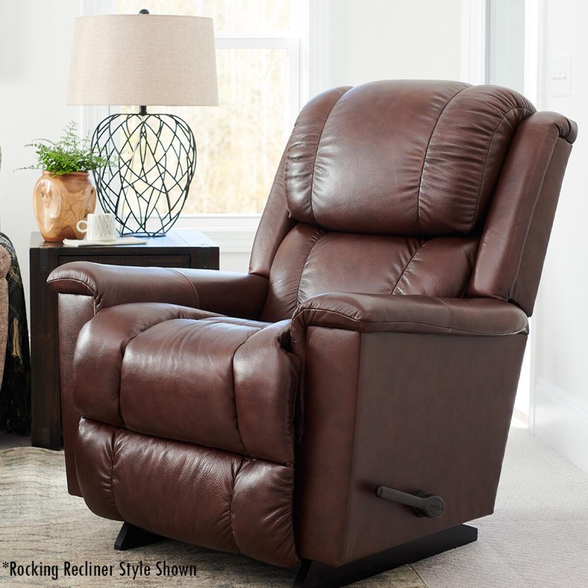 Stratus Rocking Recliner w/ Massage & Heat Recliners Customizable