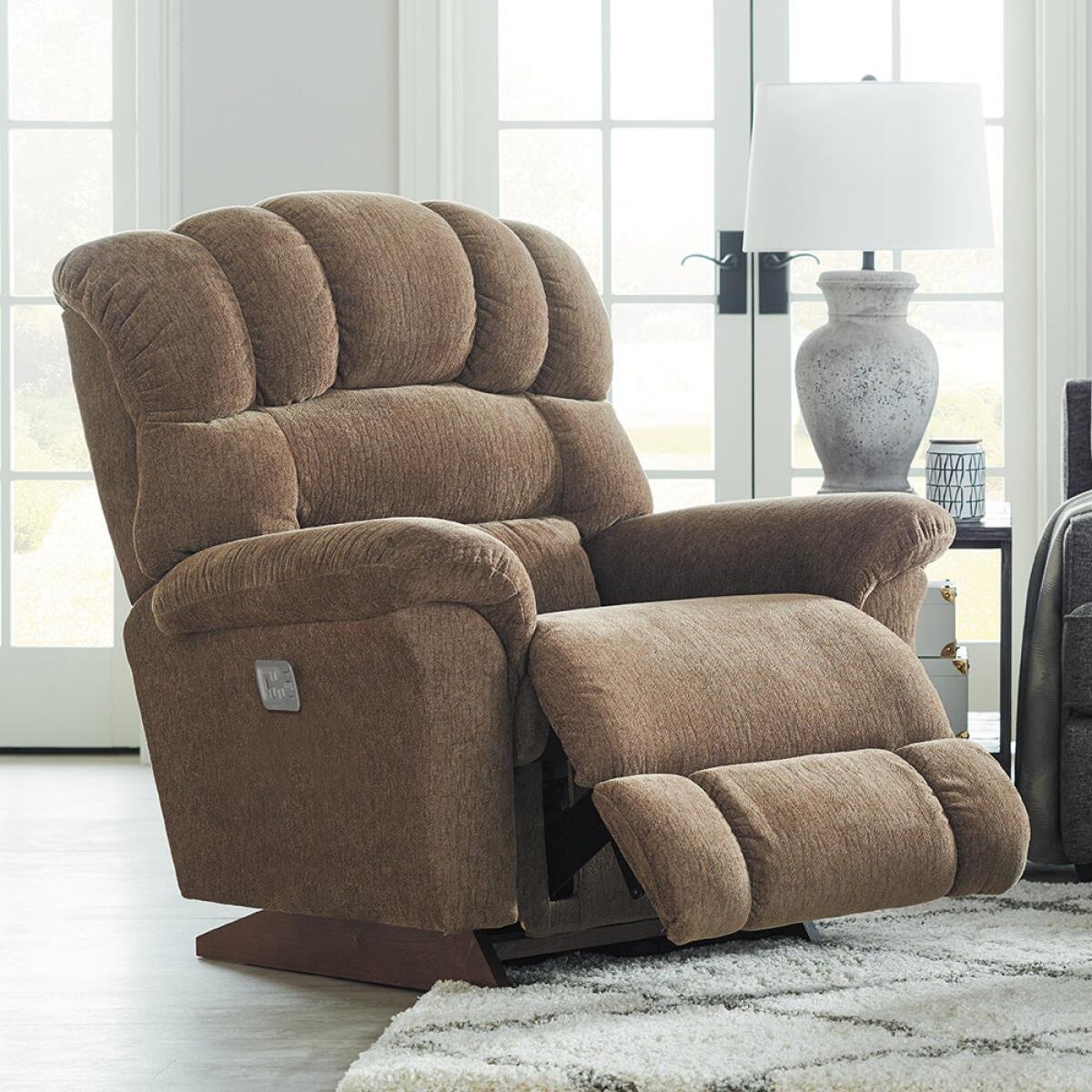 Randell Power Rocking Recliner w/ Headrest Recliners Customizable