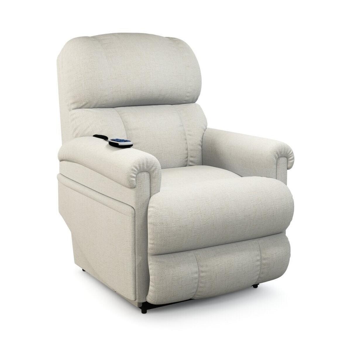 Pinnacle Platinum Power Lift Recliner w/ Headrest & Lumbar Lift Chairs La-Z-Boy