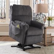 Margaret Bronze Power Lift Recliner - Image 4