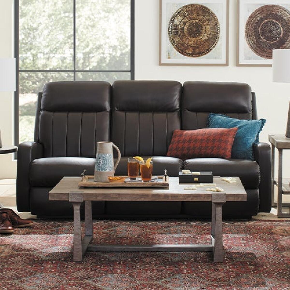 Finley Power Wall Reclining Sofa w/ Head Rest Sofas Customizable