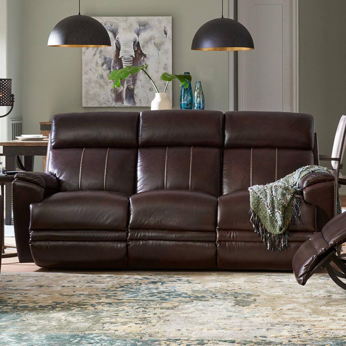 Talladega Power Headrest Reclining Sofa Sofas Customizable