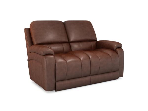 Mateo Power Wall Reclining Loveseat w/ Headrest & Lumbar Loveseats Customizable