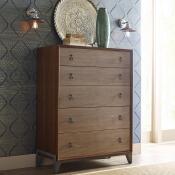 Modern Synergy Motif Maple Drawer Chest - Image 2