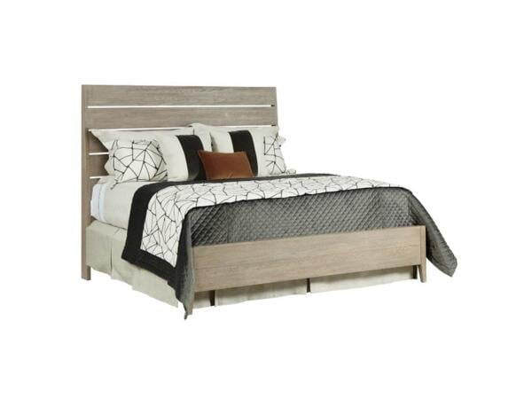 Symmetry King Incline Oak with Medium Footboard Bed Beds La-Z-Boy