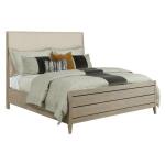 Symmetry Queen Incline Fabric with High Footboard Bed