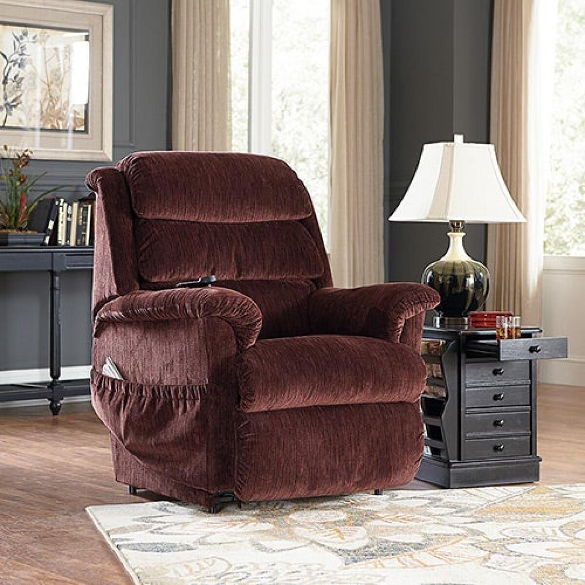 Astor Platinum Power Lift Recliner w/ Massage & Heat Lift Chairs La-Z-Boy