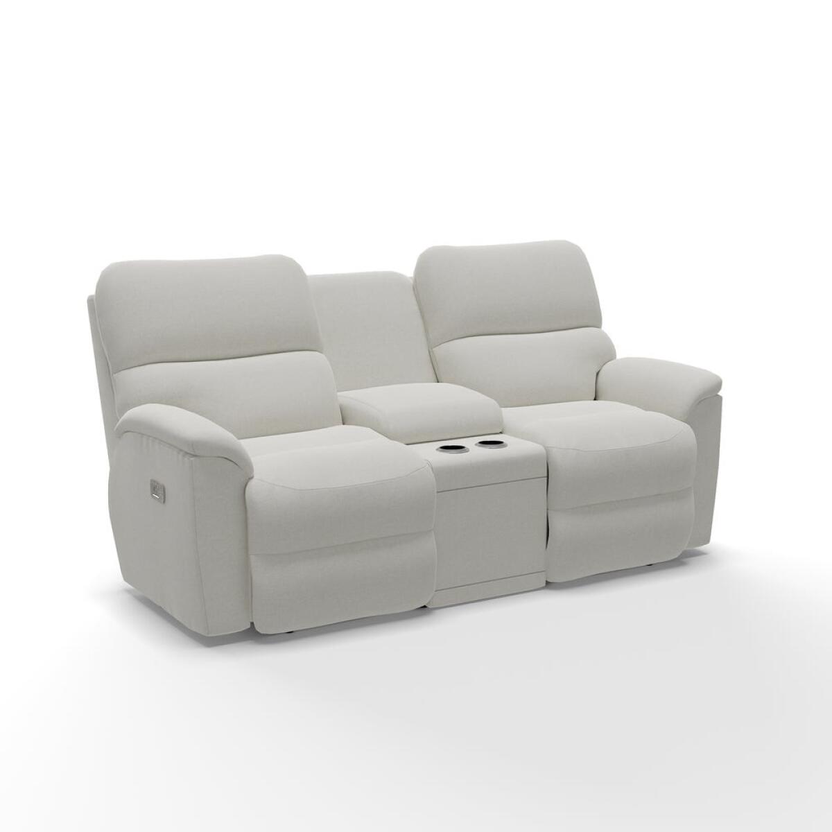 Brooks Power Reclining Sofa w/ Console Headrest & Lumbar Loveseats Customizable