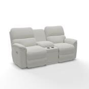 Brooks Power Reclining Sofa w/ Console Headrest & Lumbar Loveseats Customizable