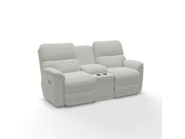 Brooks Power Reclining Sofa w/ Headrest & Lumbar Sofas Customizable