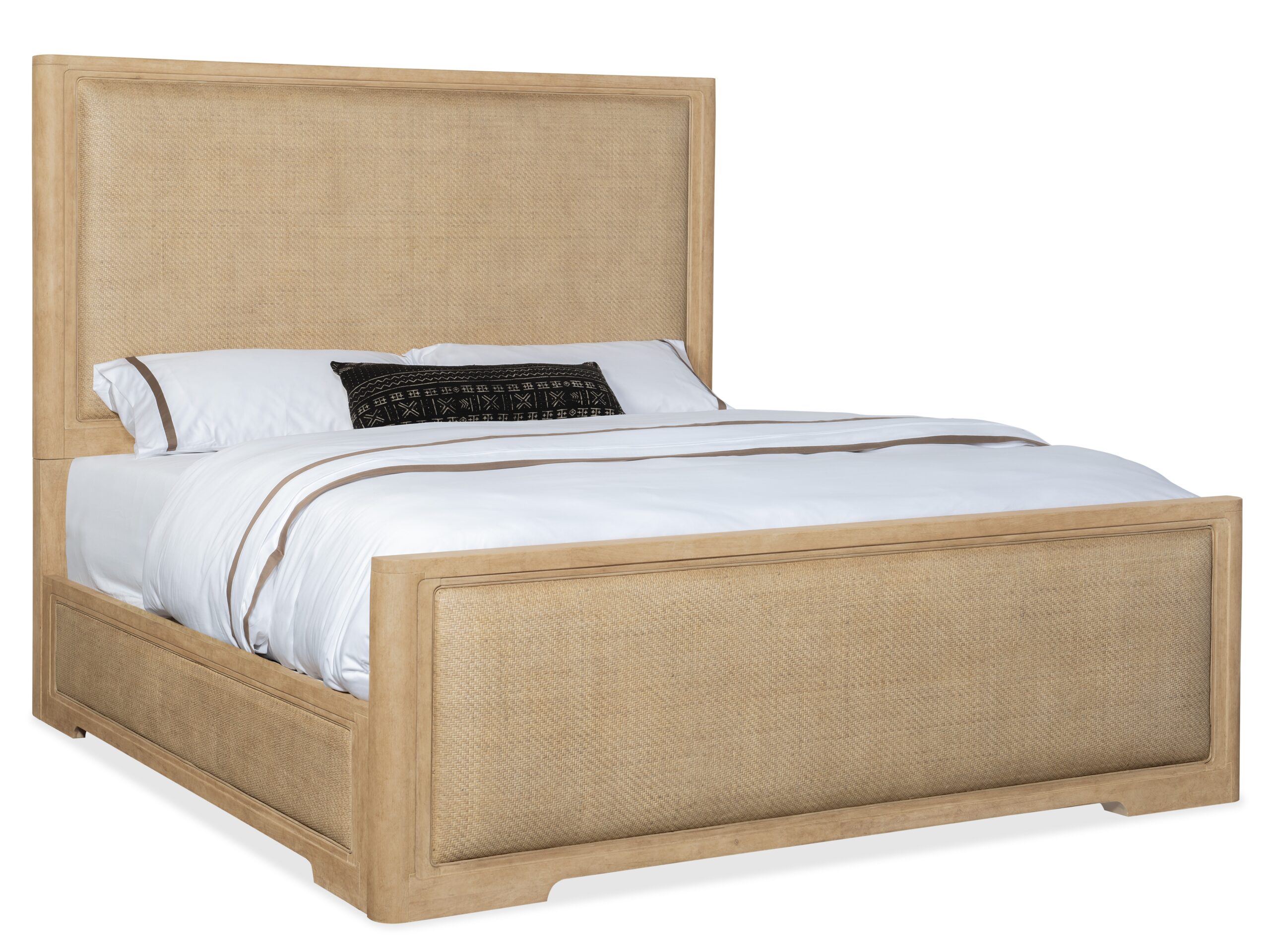Retreat Queen Cane Panel Bed