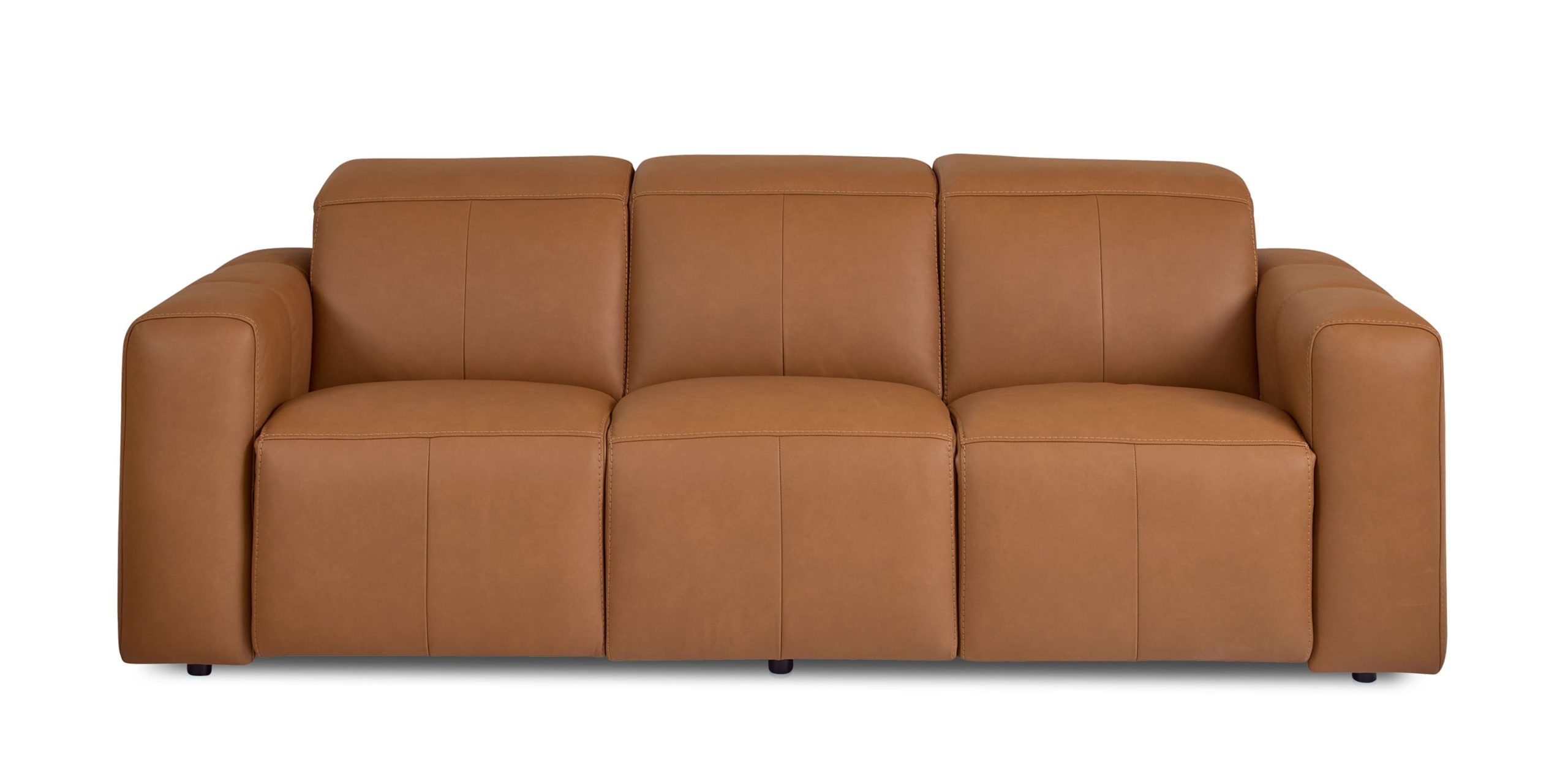 Airy Leather Power Reclining Sofa