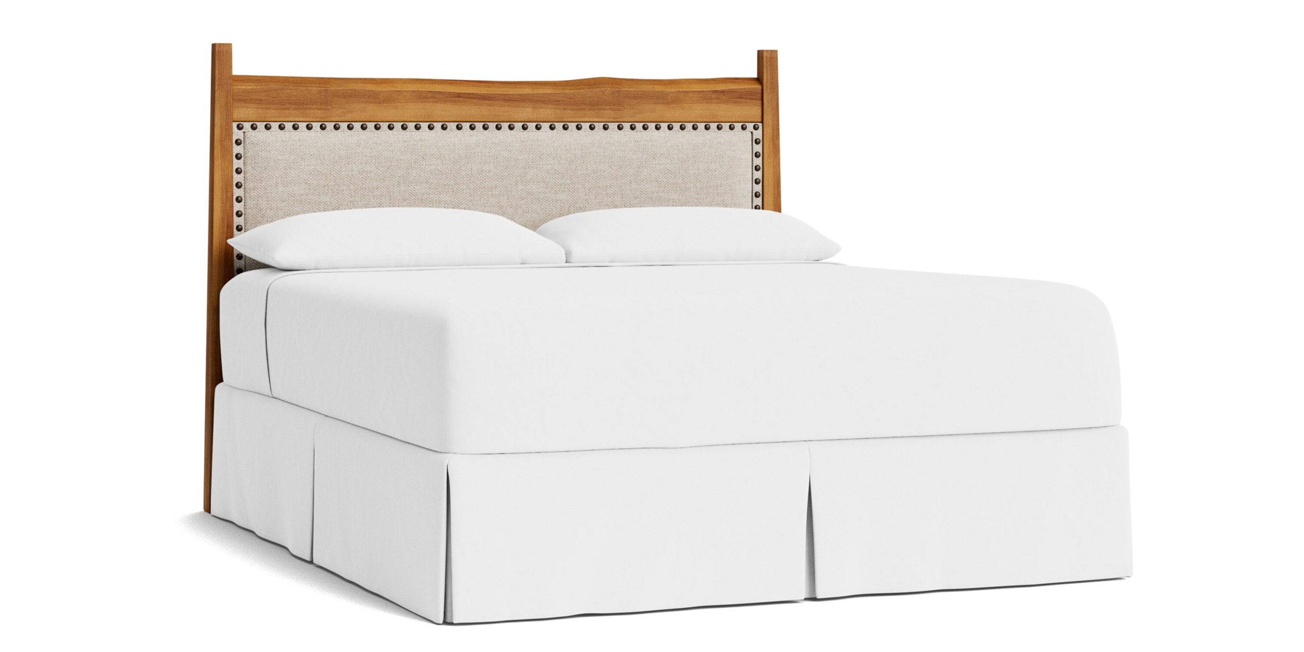 Heritage Live Edge Upholstered Bed
