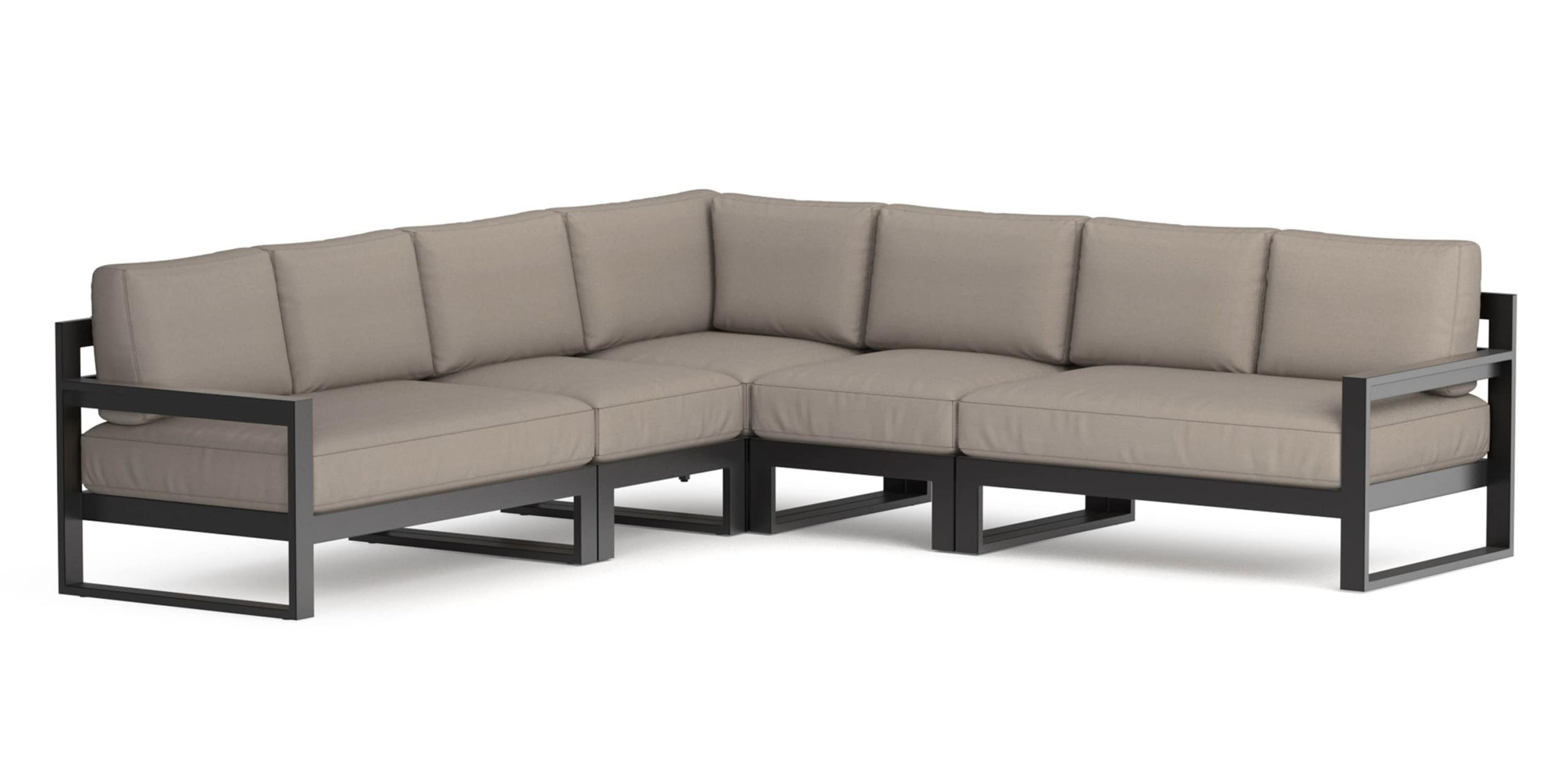 Bonavista Outdoor Track Arm Sectional