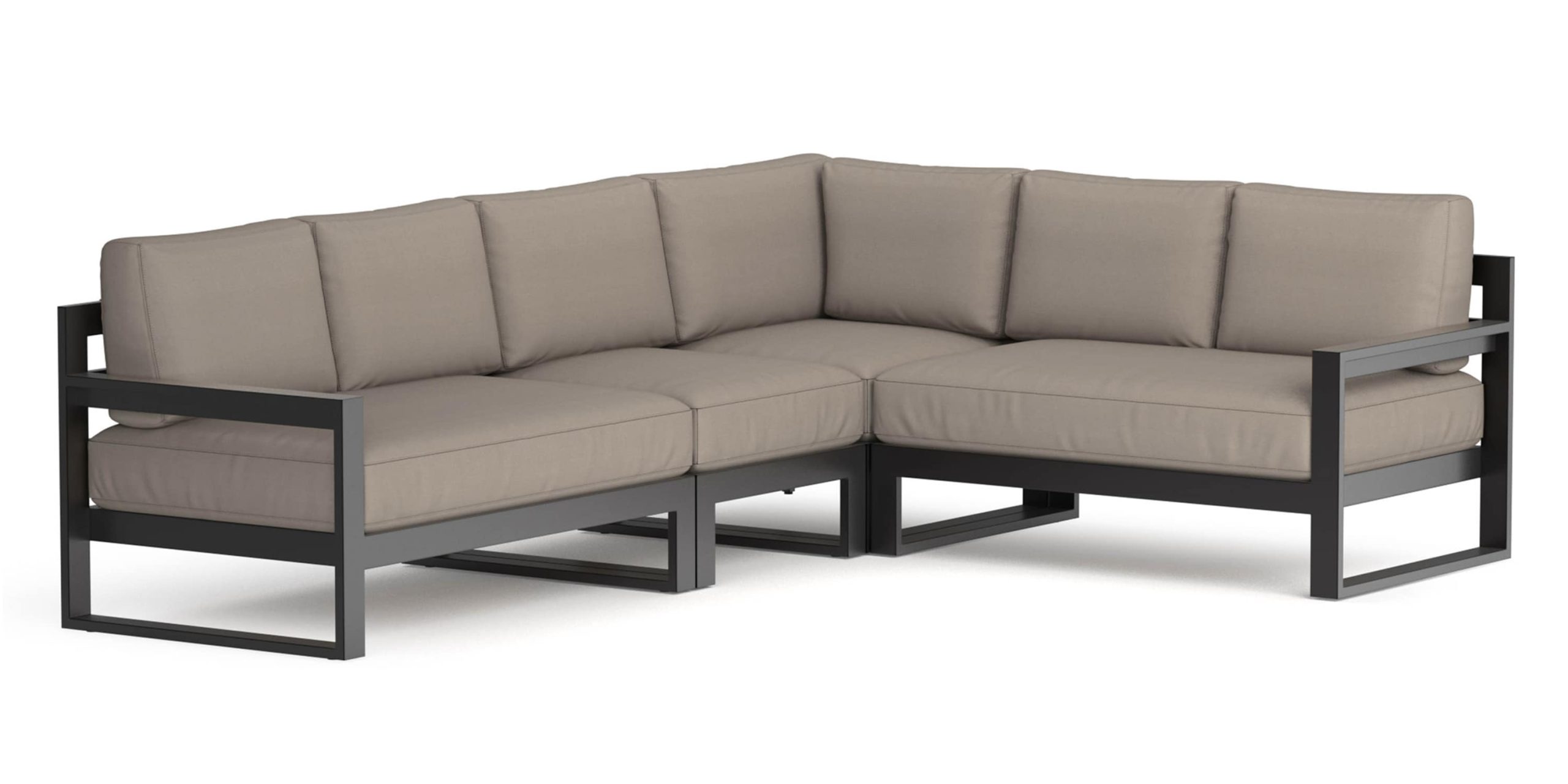 Bonavista Outdoor Track Arm Sectional