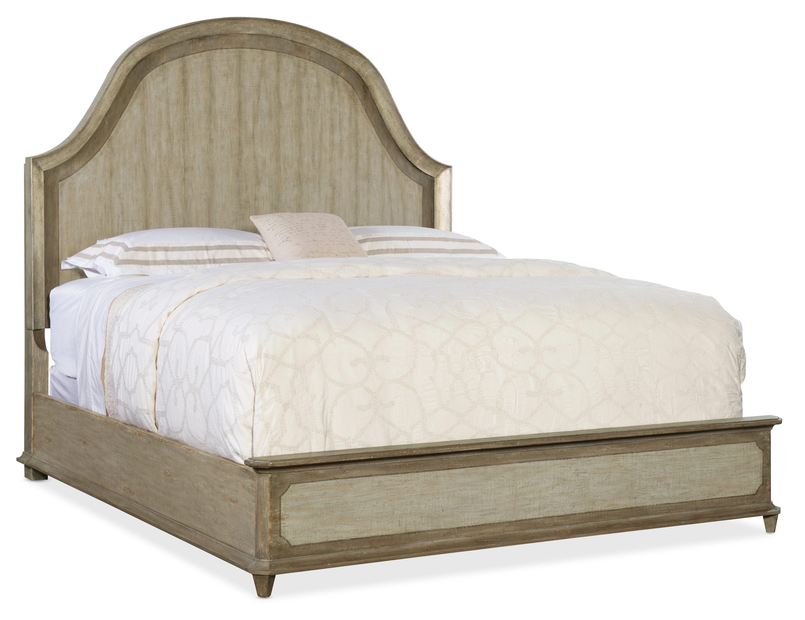 7142e5324f6dffffb3f309fcdadbf252 Alfresco Lauro King Panel Bed with Metal - Image 1