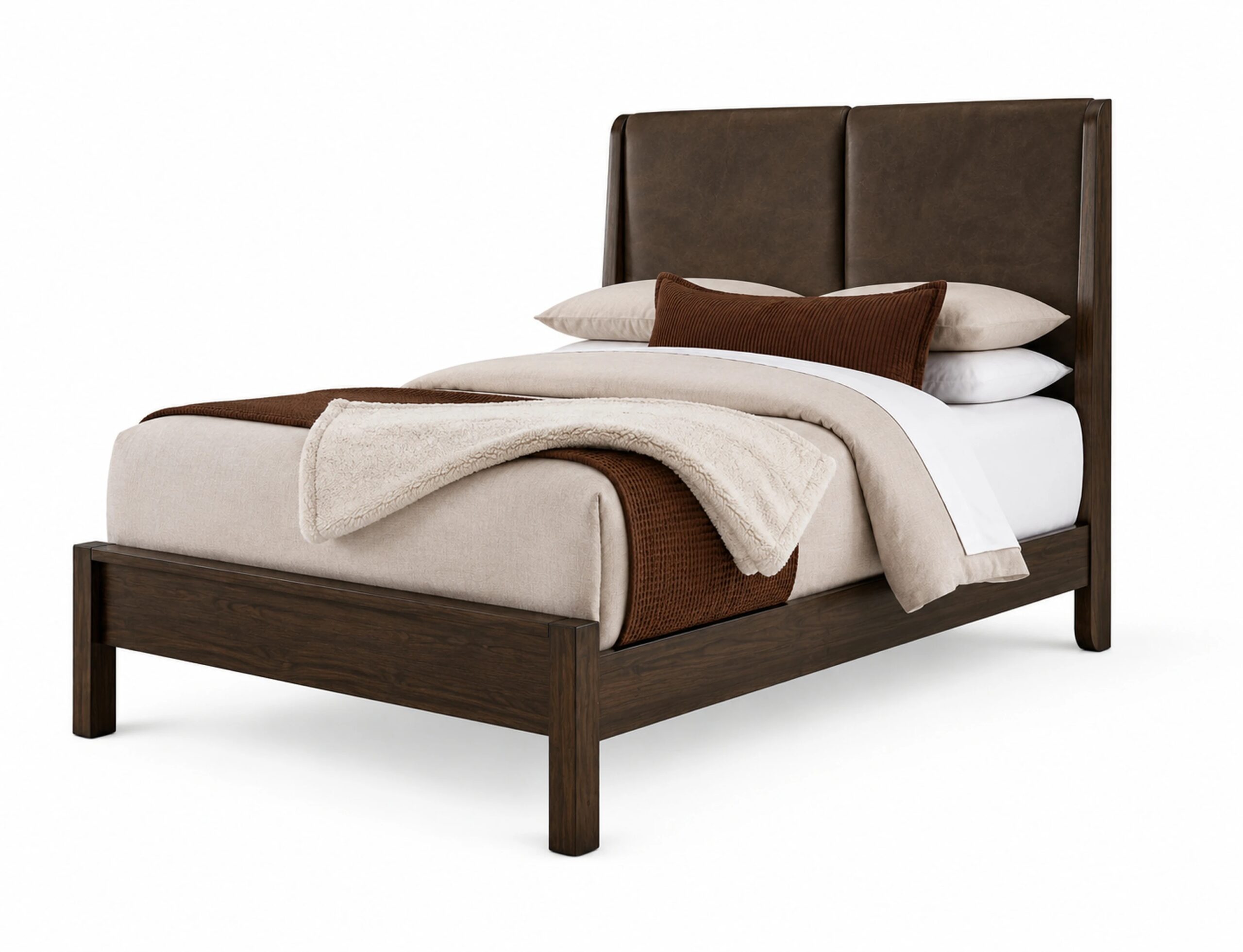 25def60580b7d2159f18fcba2be3ea05 Mercer Street King Shelter Uph Bed-sedona Brown - 860-663-366-066-722-MS1 - Image 1