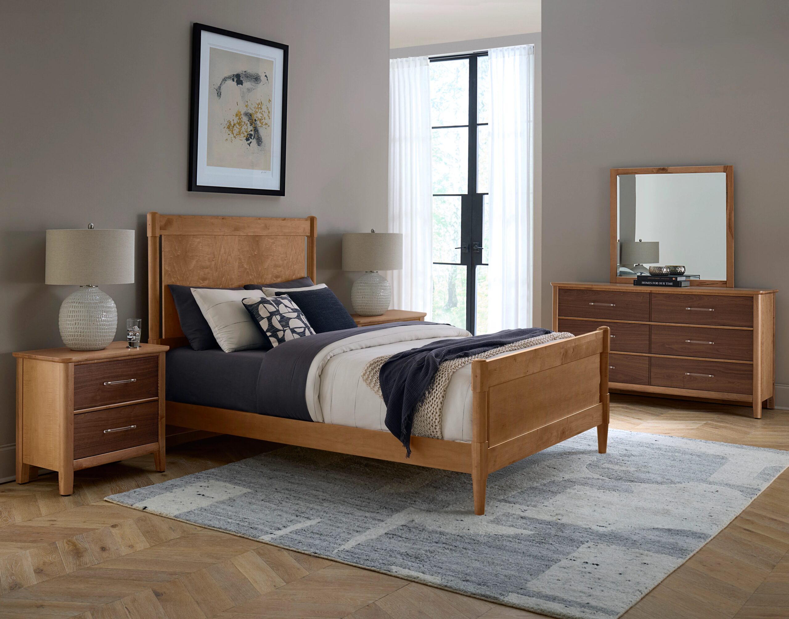 Nordhaven King Poster Bed - 852-669-966-922-MS1