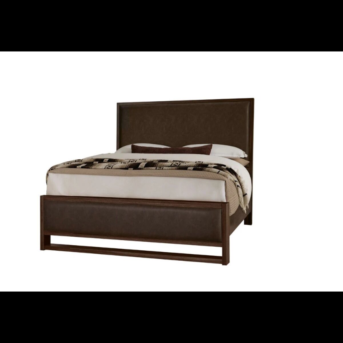 e74a3ecc045e7dc6fd011a9d194eabc9 Lodge & Loft Queen Upholstered Bed - Sedona Brown - 840-551Y-155Y-922 - Image 1